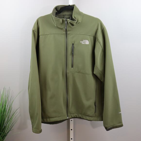 The North Face Apex Softshell Jacket Green Men’s Size L - Picture 1 of 3